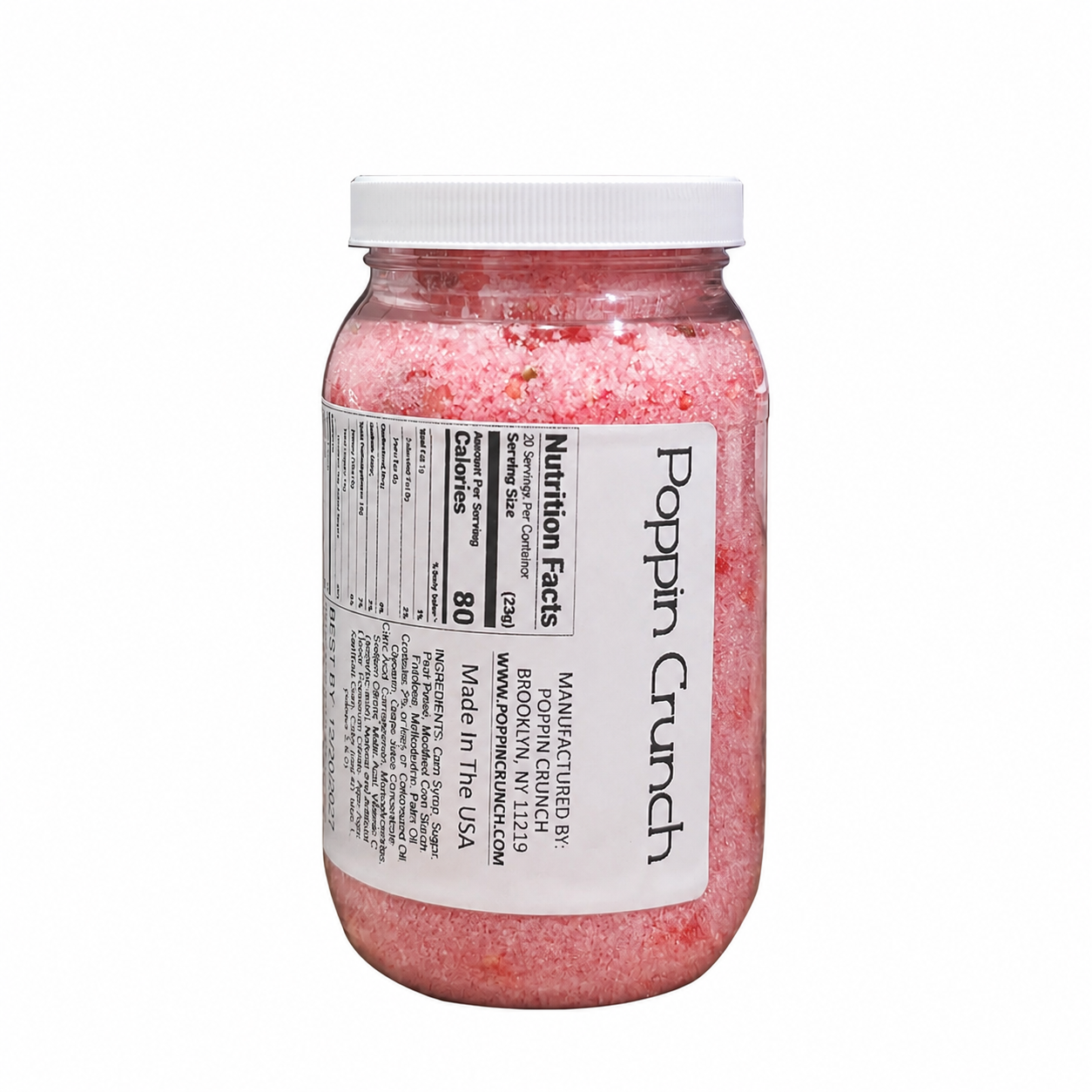 Poppin Crunch Intense Strawberry Cotton Candy Gushers - Choice of Sweet or Sour
