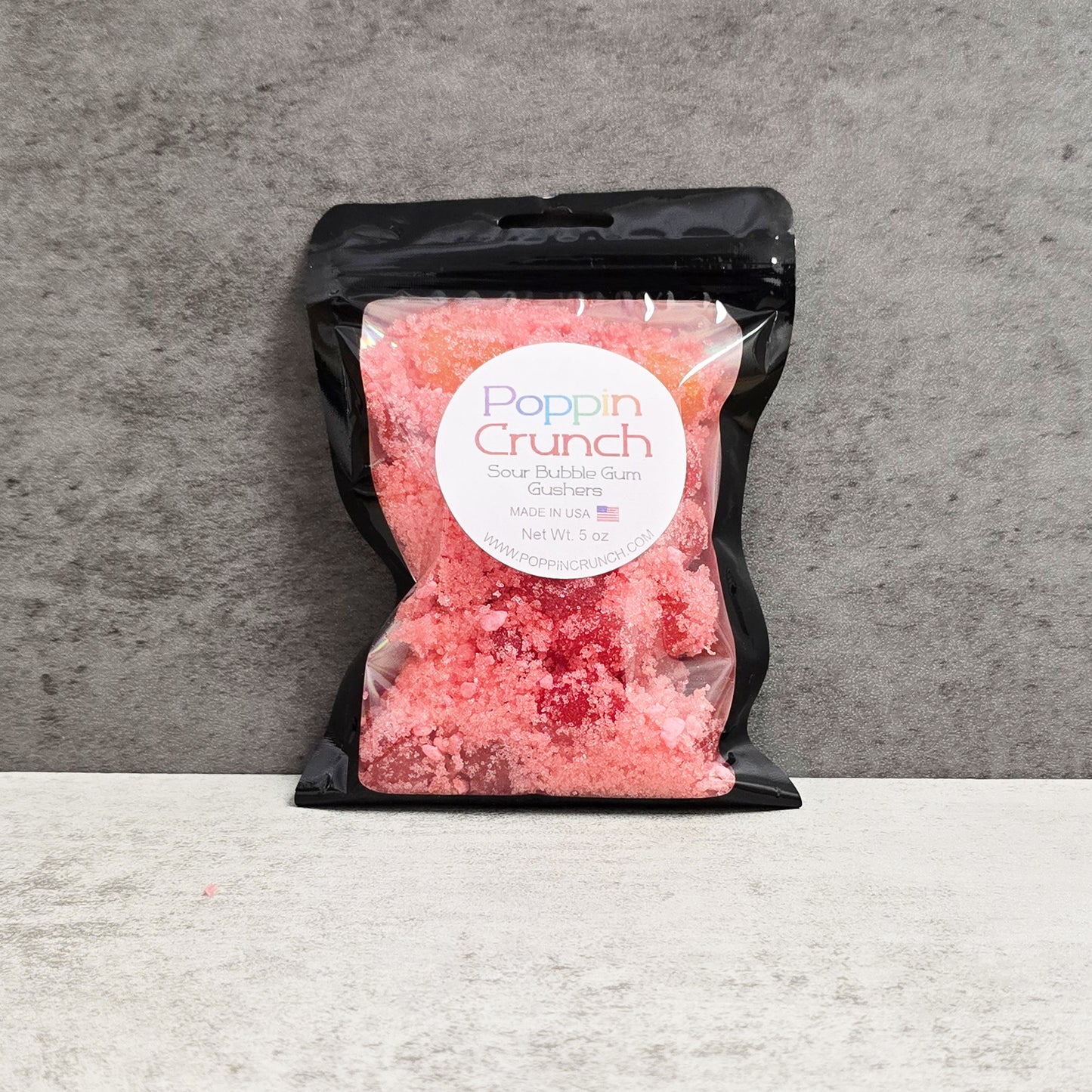 Poppin Crunch Bubble Gum Gushers Candy Snacks 1 - 2 LBS - Choice of Sweet or Sour Bonbon Candies Corn Sugar