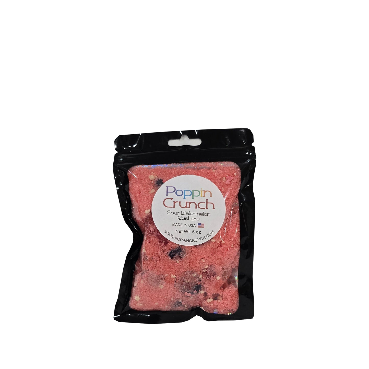 Poppin Crunch Watermelon Gushers Candy Snacks 1 - 2 LBS - Choice of Sweet or Sour Bonbon Candies Corn Sugar