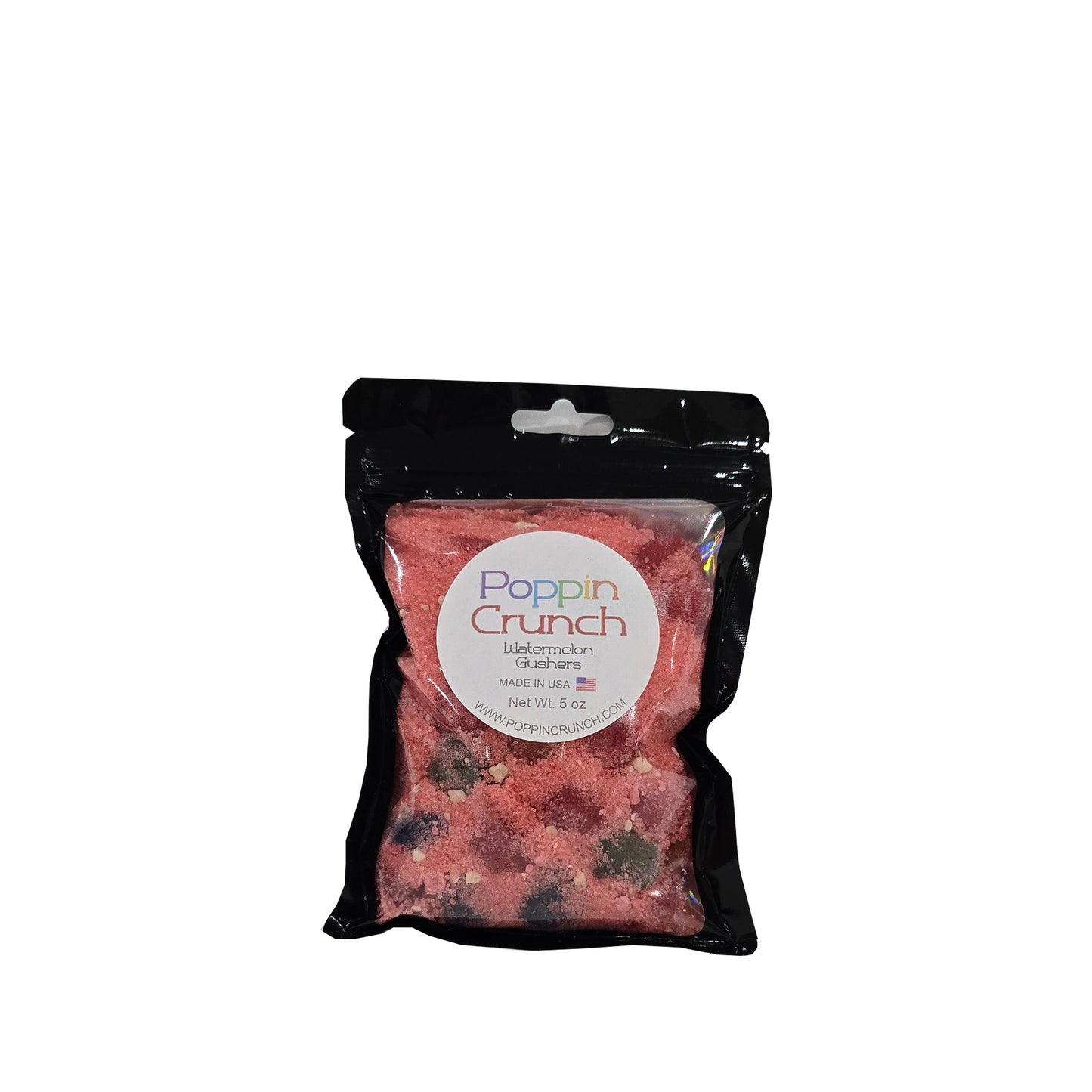 Poppin Crunch Watermelon Gushers Candy Snacks 1 - 2 LBS - Choice of Sweet or Sour Bonbon Candies Corn Sugar