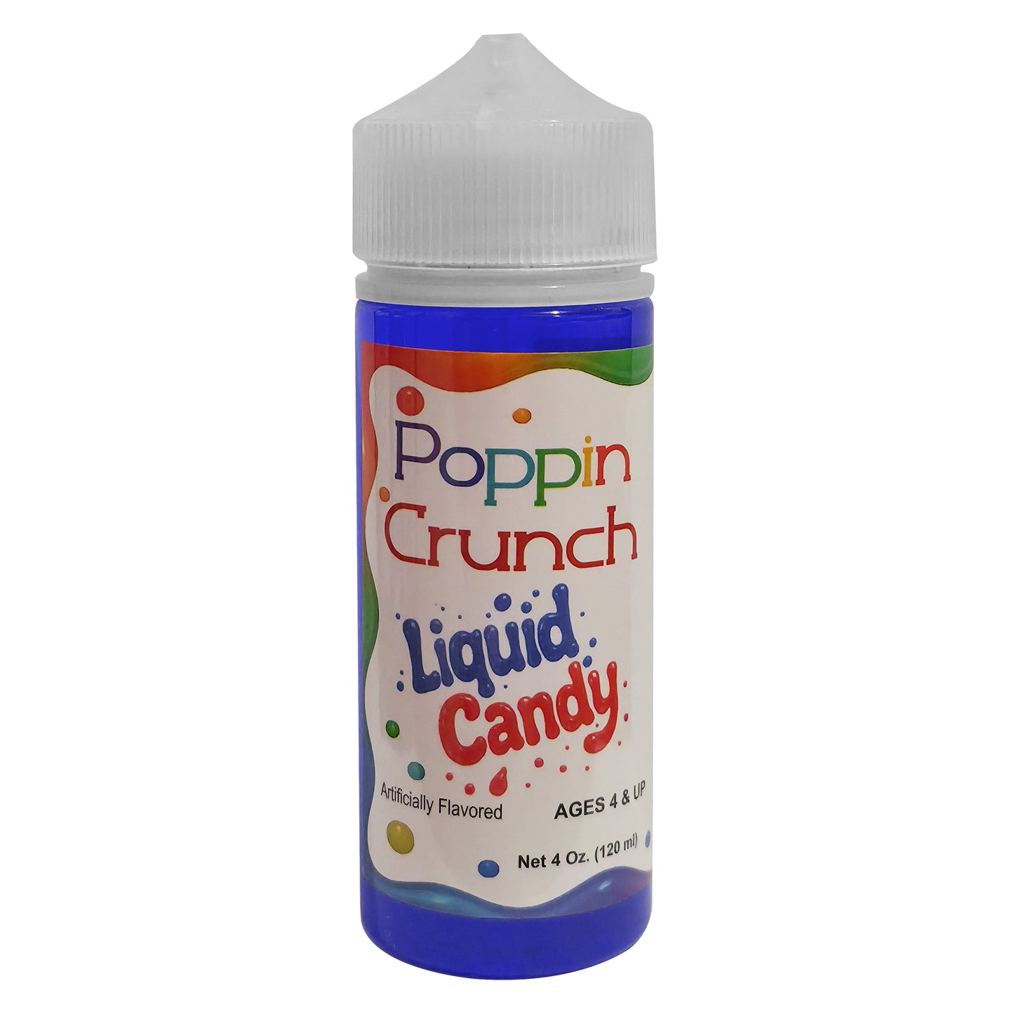 Poppin Crunch 120ml Liquid Candy - Option of sweet or sour - 42 Flavor Options