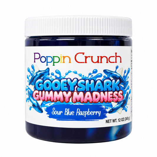 Gooey Shark Gummy Madness – Sweet & Sour Liquid Candy Gummies | 12 oz