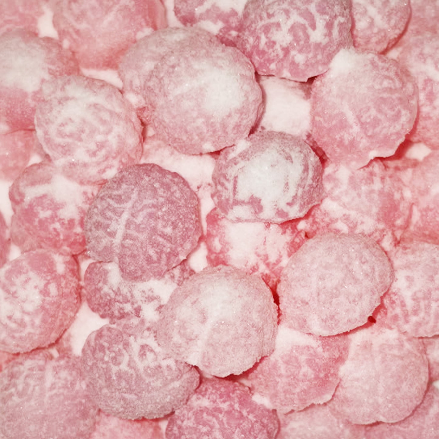 IQ Candy Sugar Free Mega Sour Pink Raspberry Brain Hard Candy