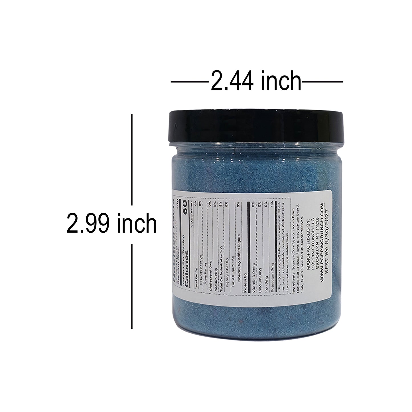 Poppin Crunch 1.5 LB Gooey Gummy Gusher Madness Bundle Gummy Gushers Soaked In Gooey Liquid Candy - 40 Flavor Options