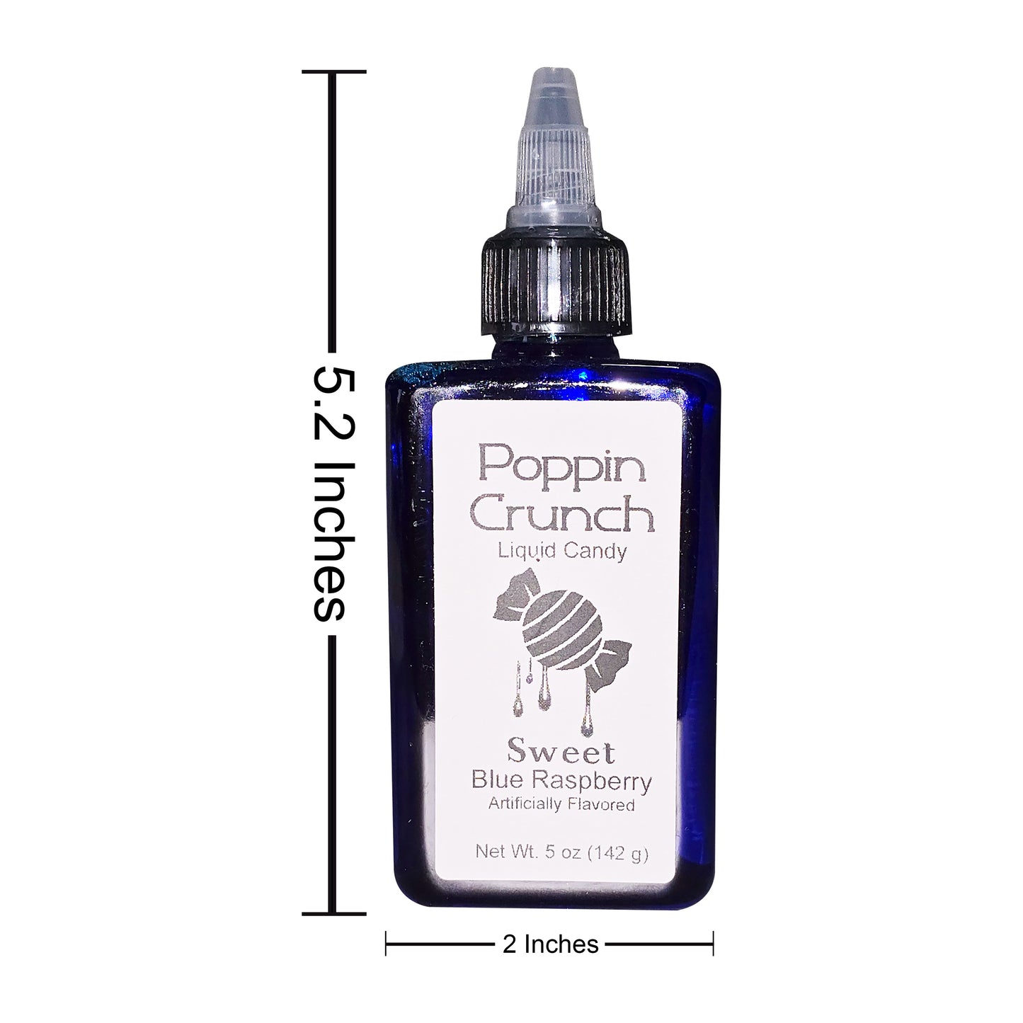 Poppin Crunch Twist and Squeeze Liquid Candy - 41 Flavor Options