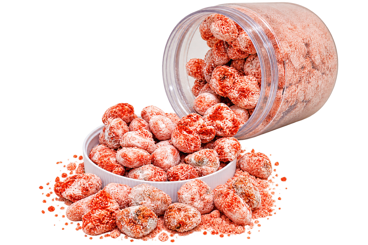 Poppin Crunch 5-Level Sour Spicy Chamoy Flavor-Coated Gushers – 1 LB