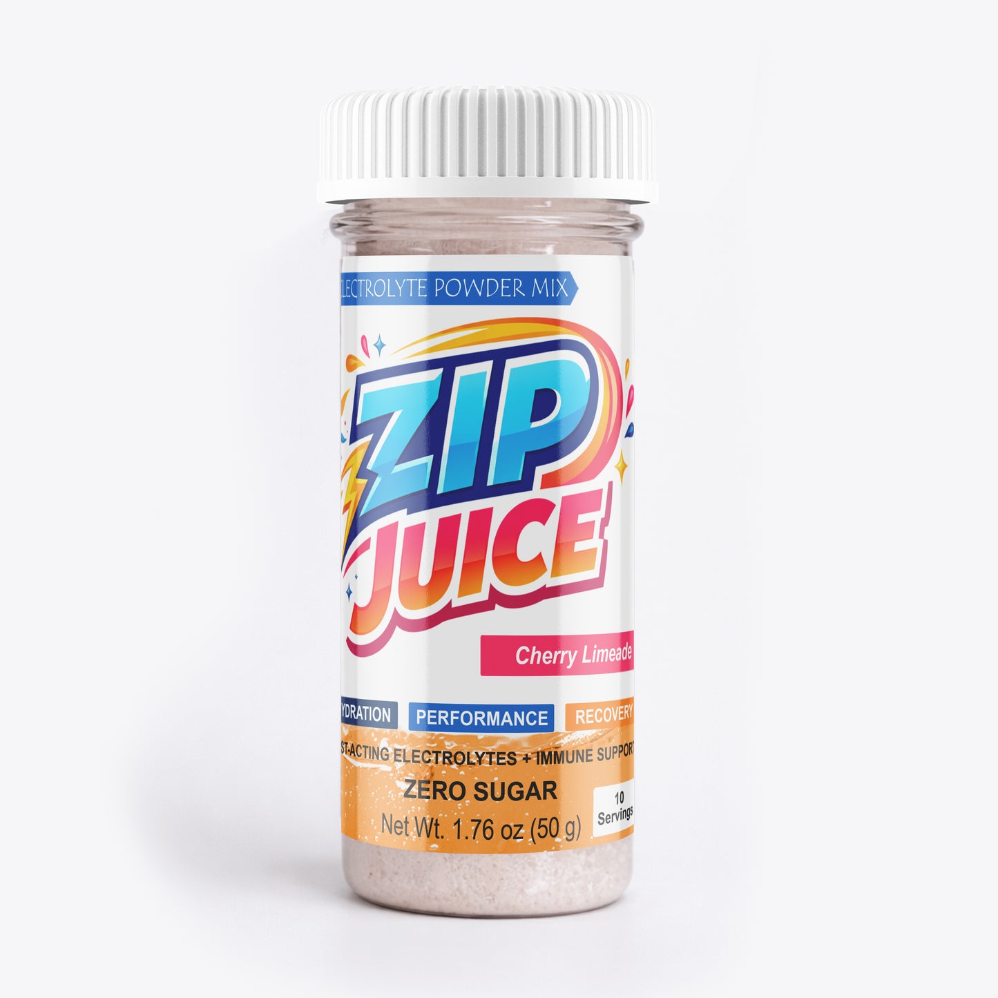 Zip Juice Caffeine-Free Electrolyte Powder Drink Mix