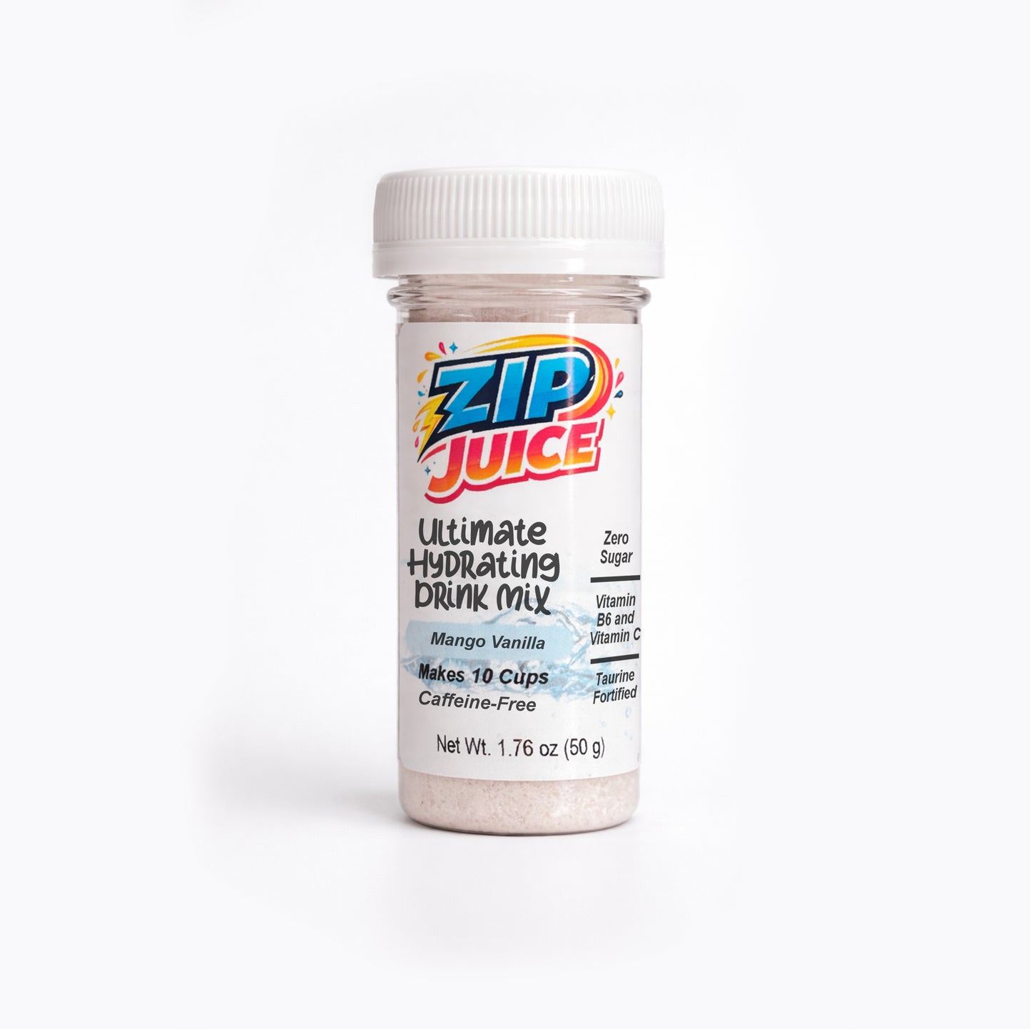ZIP JUICE Caffeine-Free Sugar-Free Drink Mix – Refreshing Flavor Anytime for Easy Daily Hydration