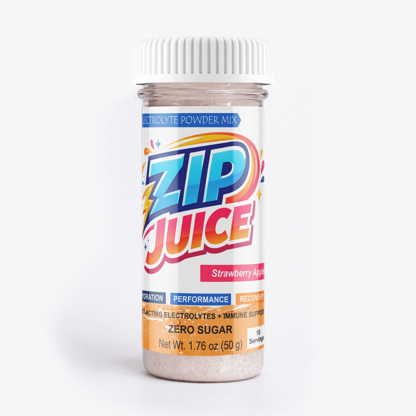Zip Juice Caffeine-Free Electrolyte Powder Drink Mix