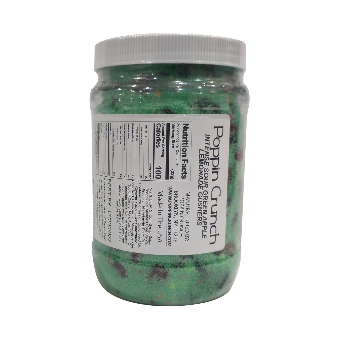 Poppin Crunch Intense Green Apple Lemonade Gushers - Choice of Sweet or Sour