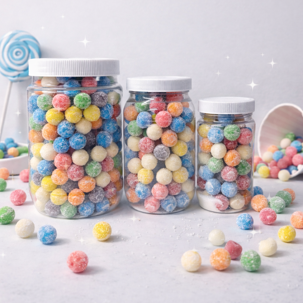 Poppin Crunch Diabolical Sour Flavored Gumballs