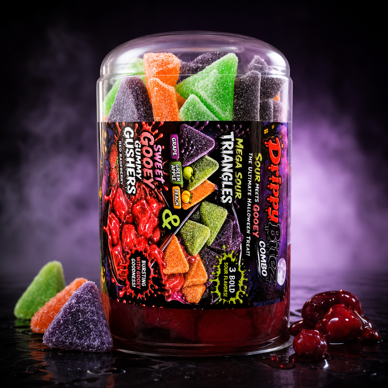Drippy Bitez Combo – Sweet Meets Sour. The Ultimate Candy Experience.