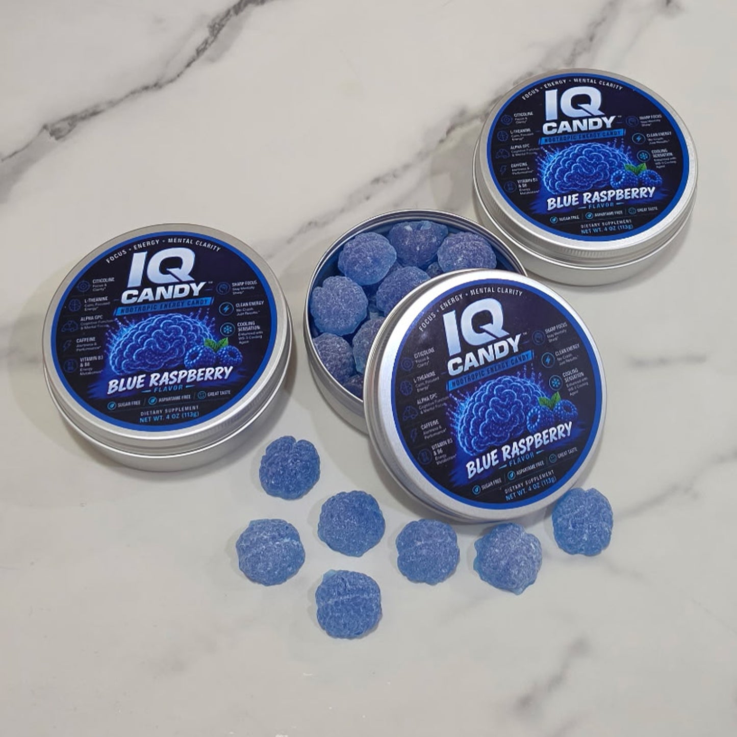 IQ Candy™ Blue Raspberry Nootropic Energy Candy