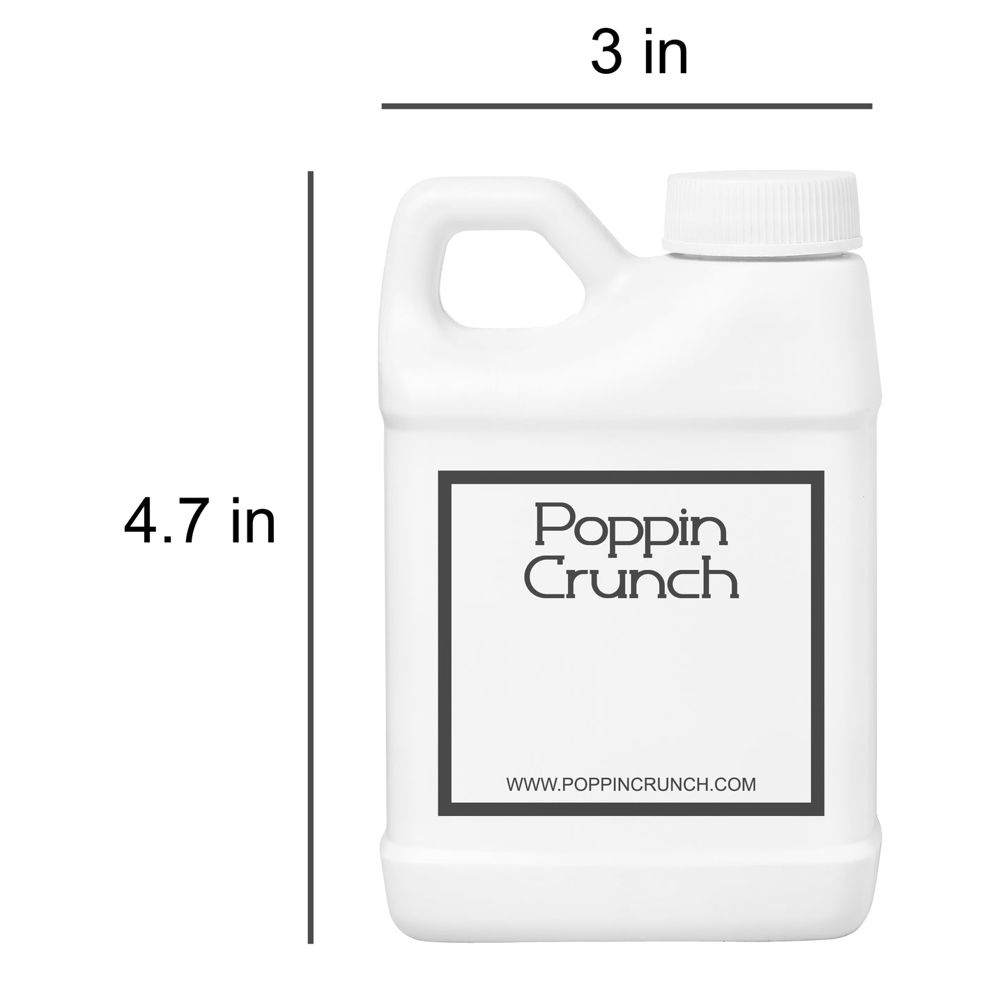 Poppin Crunch 12 oz Liquid Candy Jug - 35 Flavor Options Sweet and Sour Sludge Gunk Slime Goo for Playful Texture