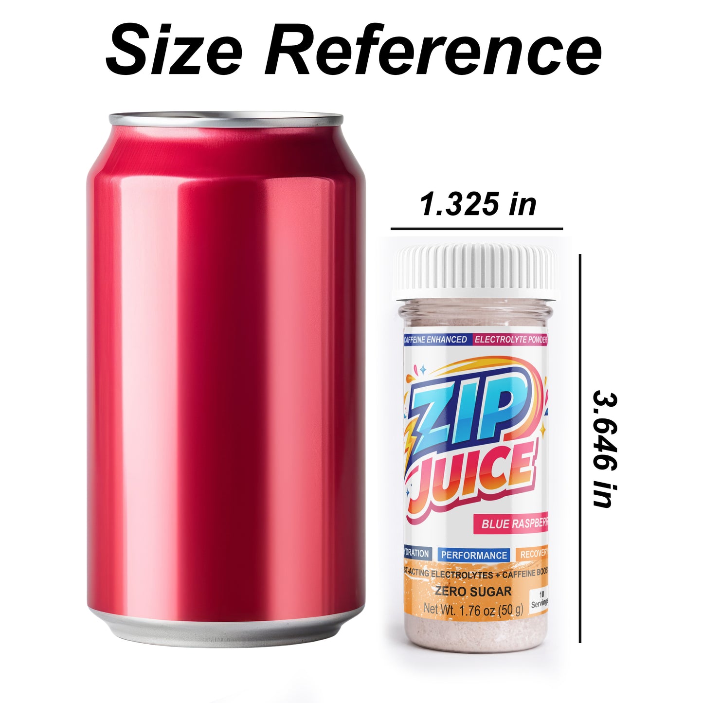 Zip Juice Caffeine-Free Electrolyte Powder Drink Mix