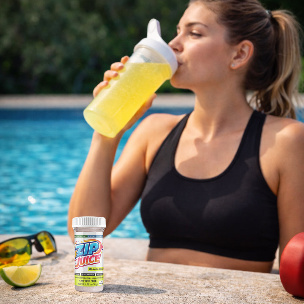 Zip Juice Caffeine Free Himalayan Sea Salt Electrolyte Powered Powder Drink Mix