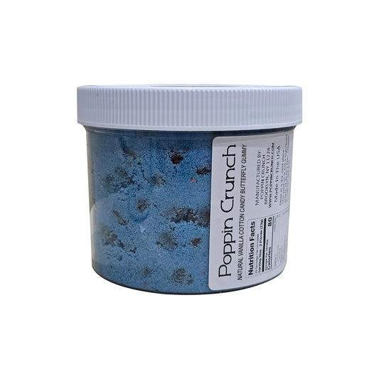 Poppin Crunch Natural Vanilla Cotton Candy Coated Butterfly Gummies