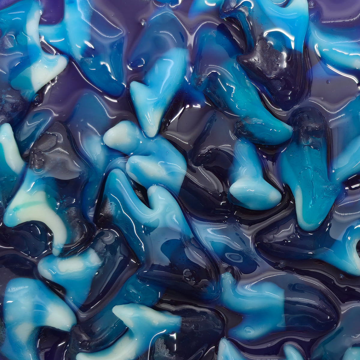 Gooey Shark Gummy Madness – Sweet & Sour Liquid Candy Gummies | 12 oz