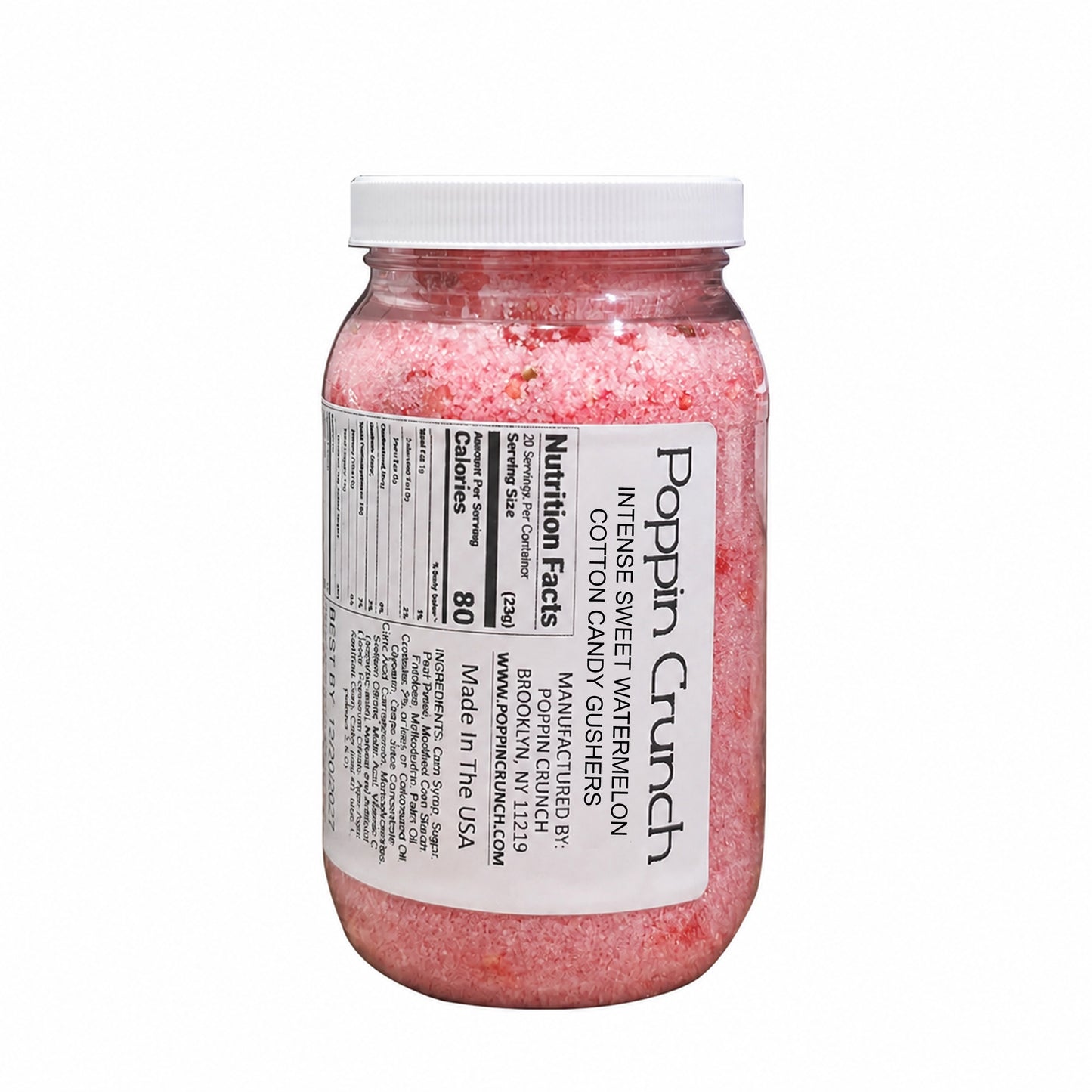 Poppin Crunch Intense Watermelon Cotton Candy Gushers - Choice of Sweet or Sour