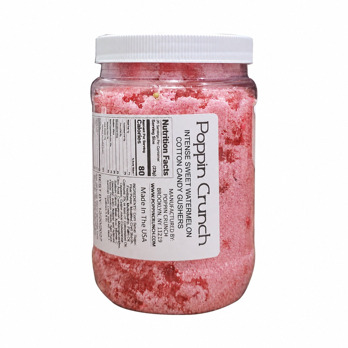 Poppin Crunch Intense Watermelon Cotton Candy Gushers - Choice of Sweet or Sour