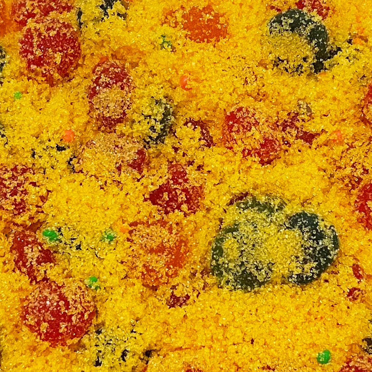 Poppin Crunch Intense Mango Gushers Candy Snacks 1 - 2 LBS - Choice of Sweet or Sour Bonbon Candies Corn Sugar