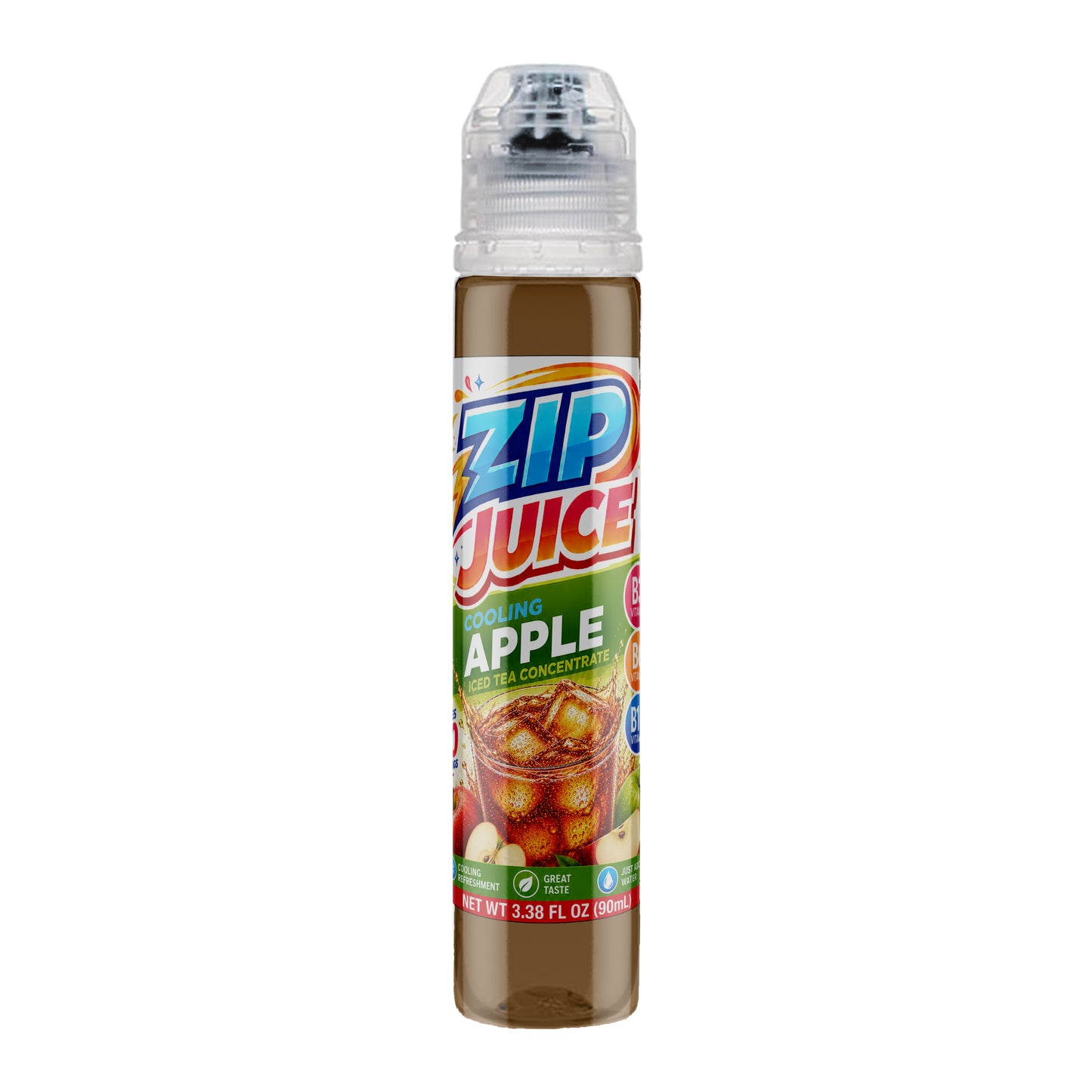 ZIP JUICE Cooling Iced Tea Concentrate – 20 Delicious Flavors