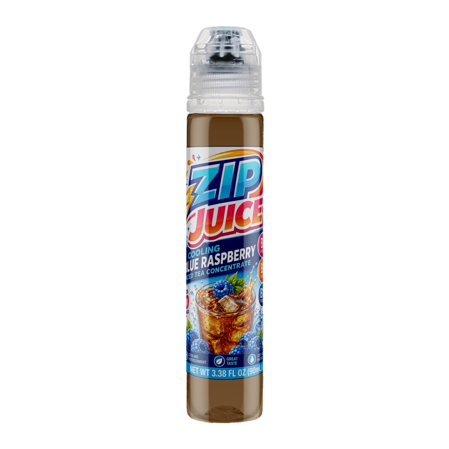 ZIP JUICE Cooling Iced Tea Concentrate – 20 Delicious Flavors