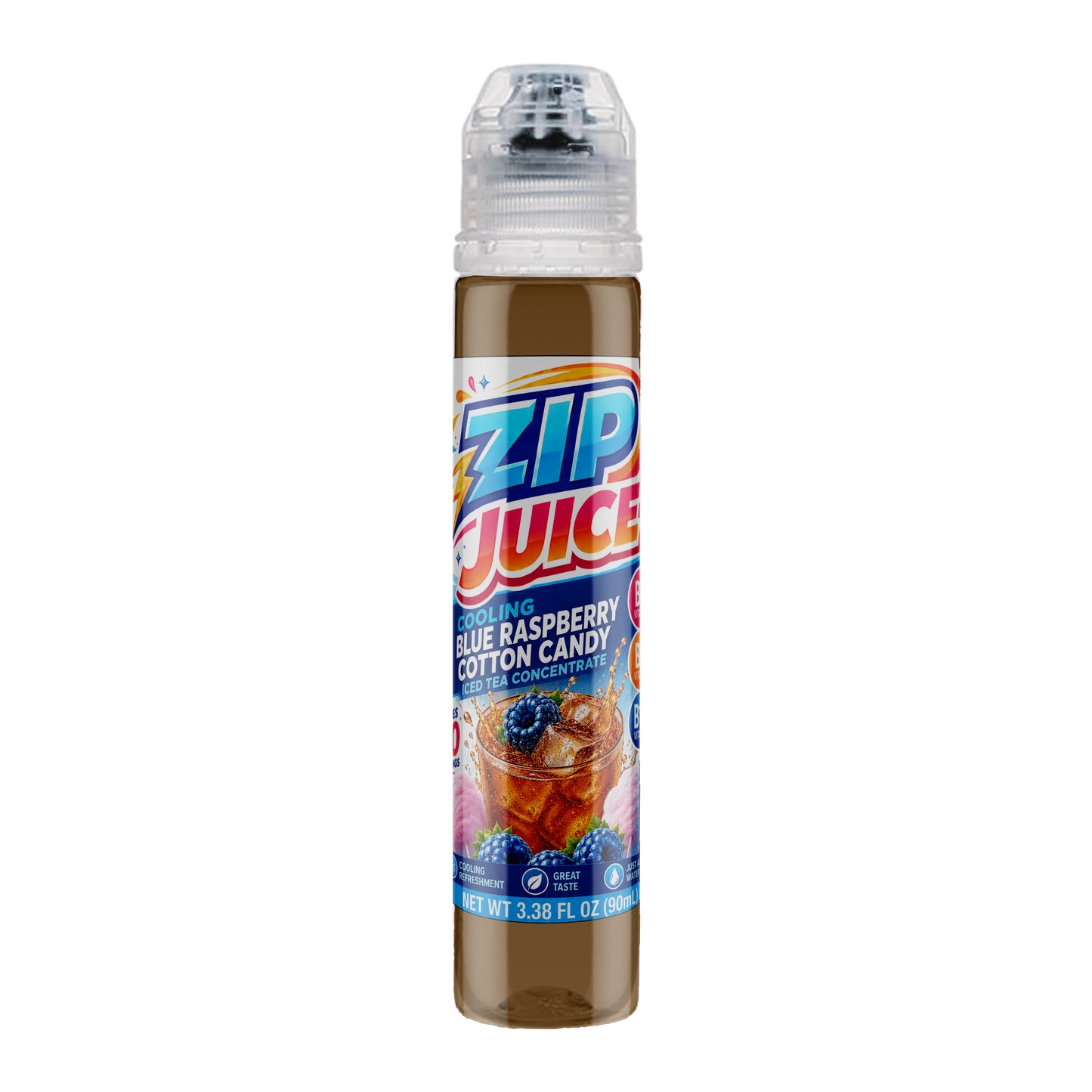 ZIP JUICE Cooling Iced Tea Concentrate – 20 Delicious Flavors