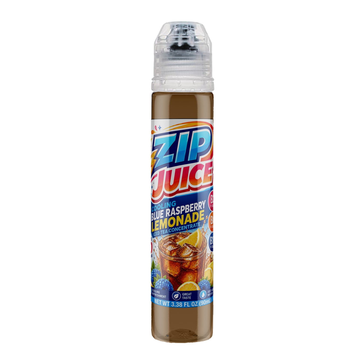 ZIP JUICE Cooling Iced Tea Concentrate – 20 Delicious Flavors