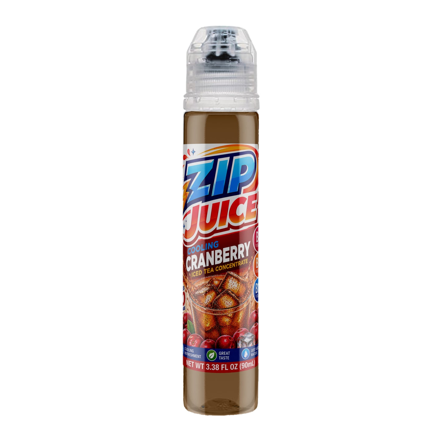 ZIP JUICE Cooling Iced Tea Concentrate – 20 Delicious Flavors