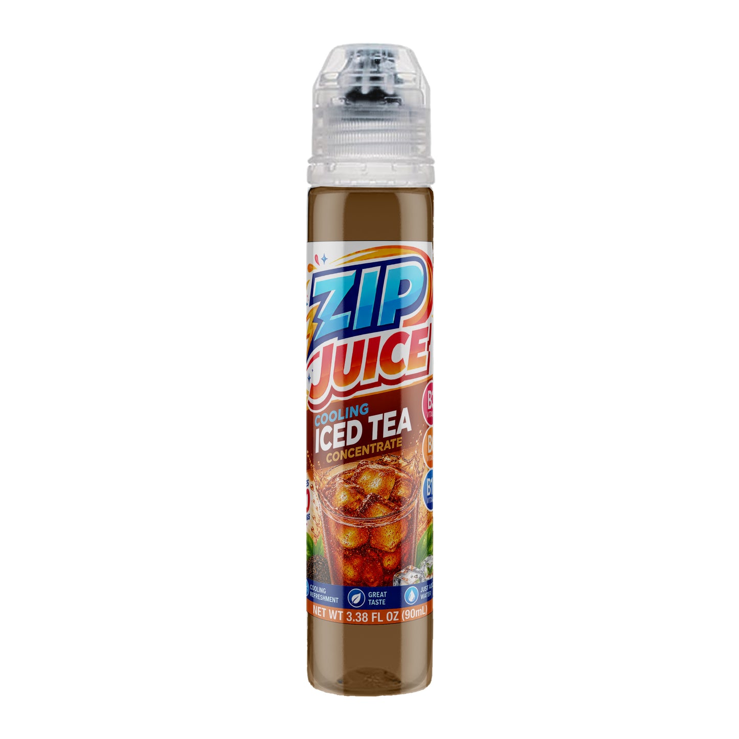 ZIP JUICE Cooling Iced Tea Concentrate – 20 Delicious Flavors