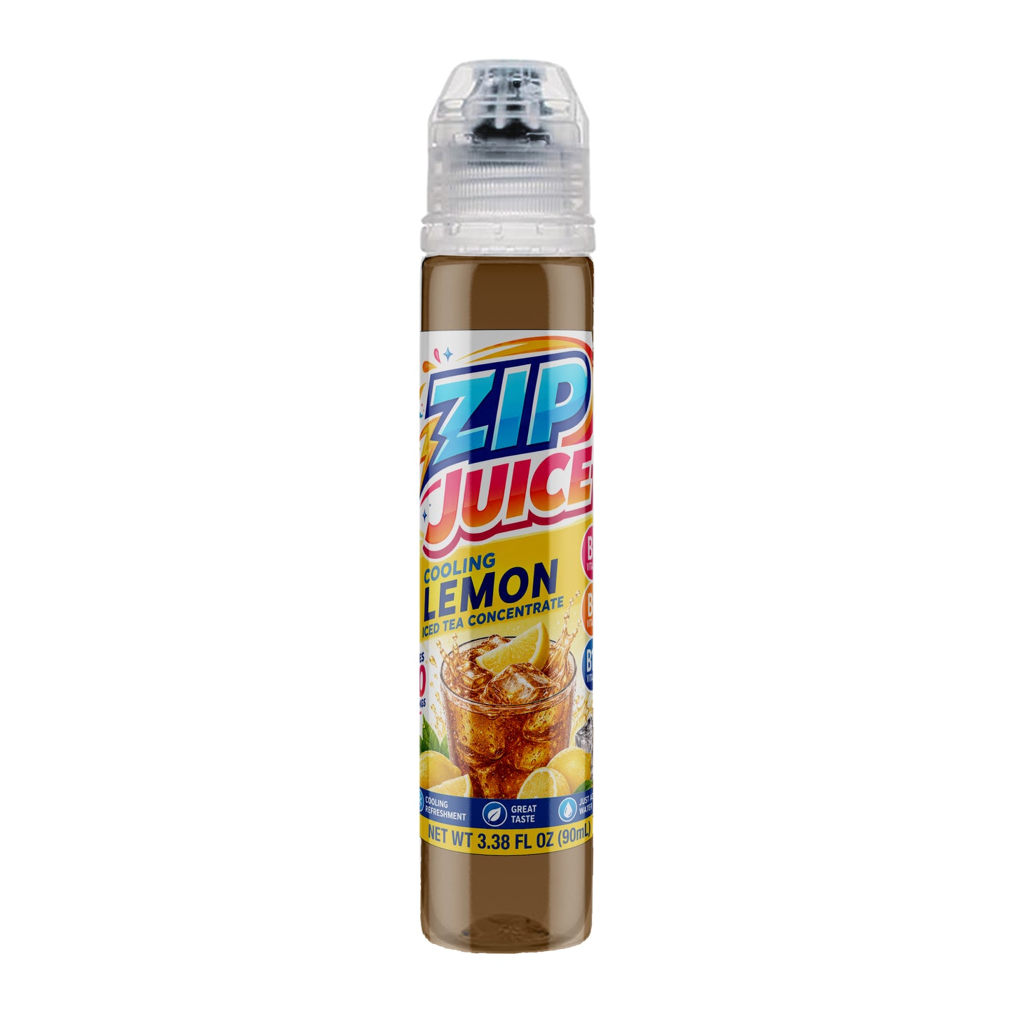 ZIP JUICE Cooling Iced Tea Concentrate – 20 Delicious Flavors