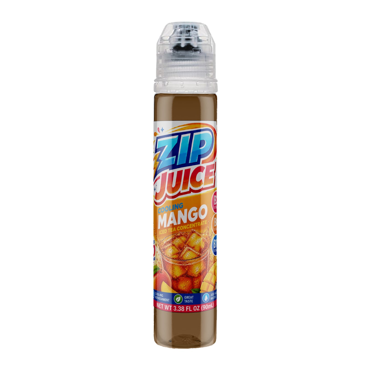ZIP JUICE Cooling Iced Tea Concentrate – 20 Delicious Flavors