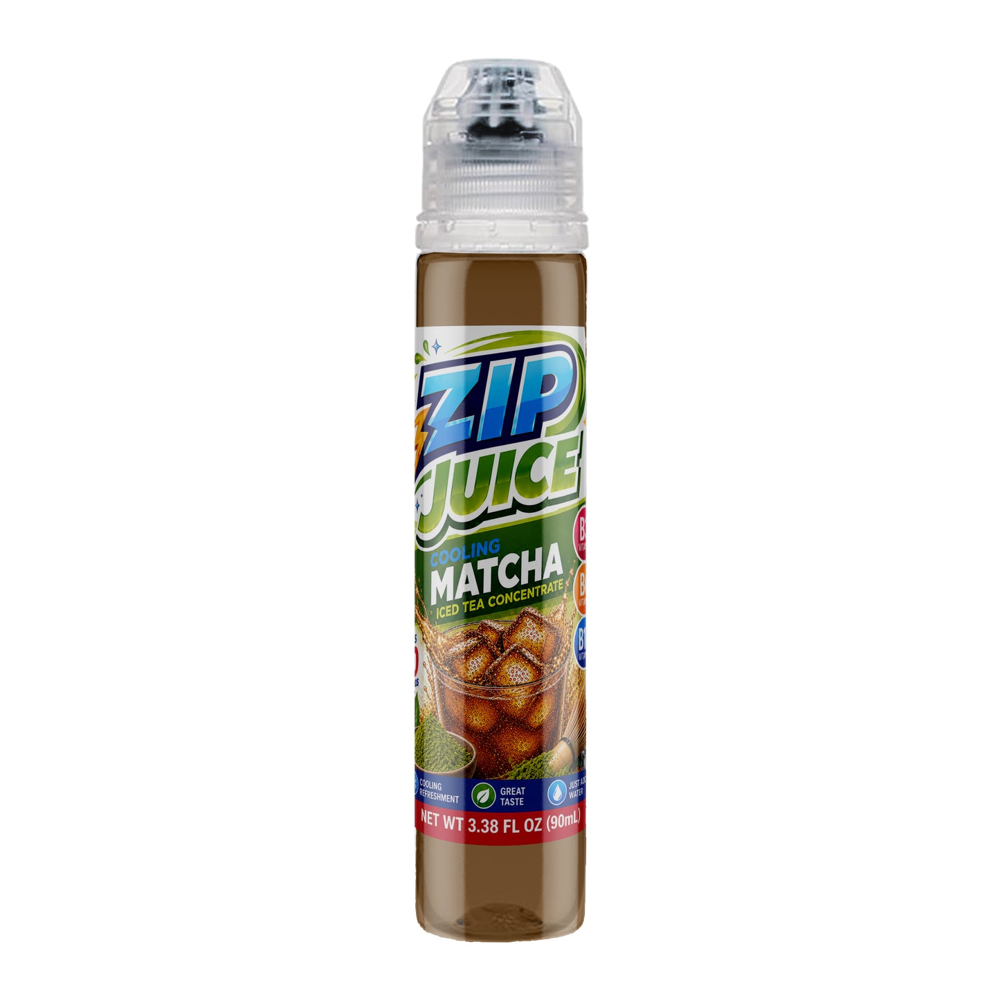 ZIP JUICE Cooling Iced Tea Concentrate – 20 Delicious Flavors