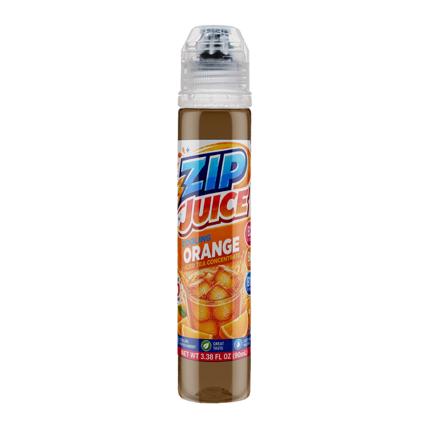 ZIP JUICE Cooling Iced Tea Concentrate – 20 Delicious Flavors