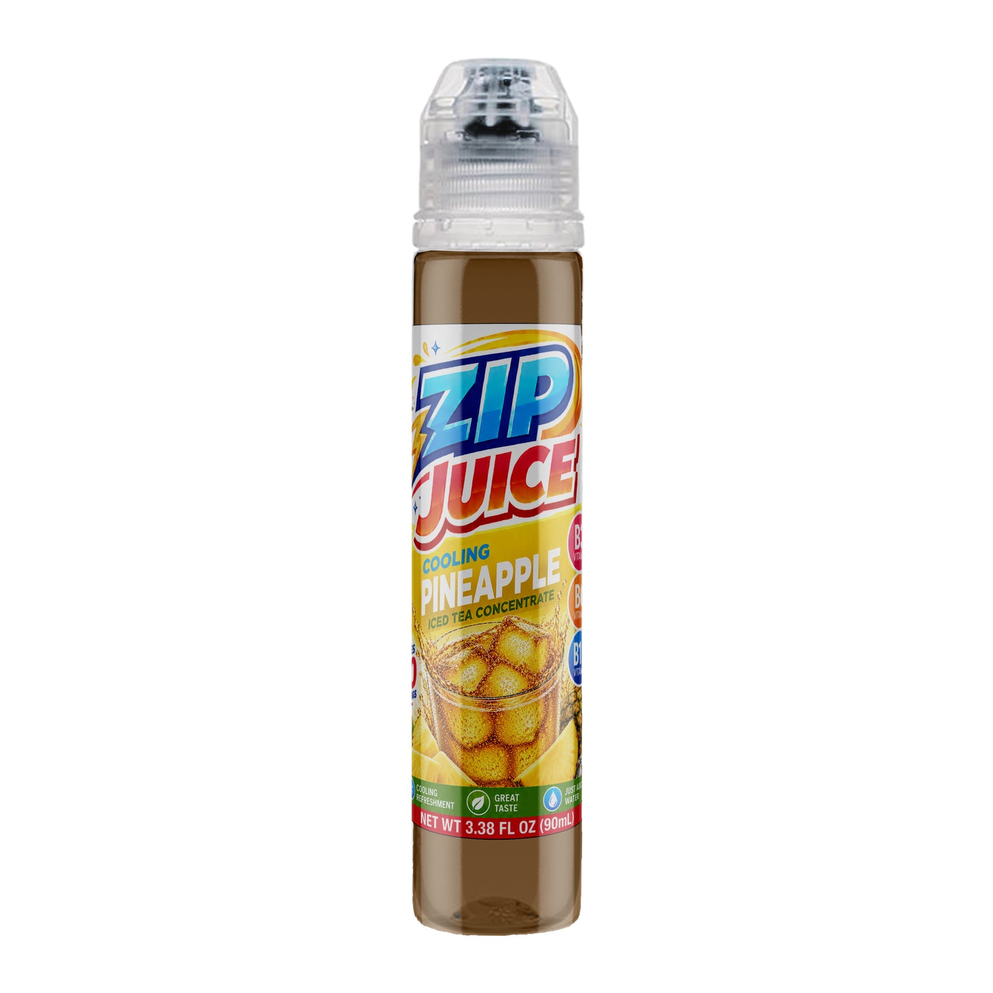 ZIP JUICE Cooling Iced Tea Concentrate – 20 Delicious Flavors