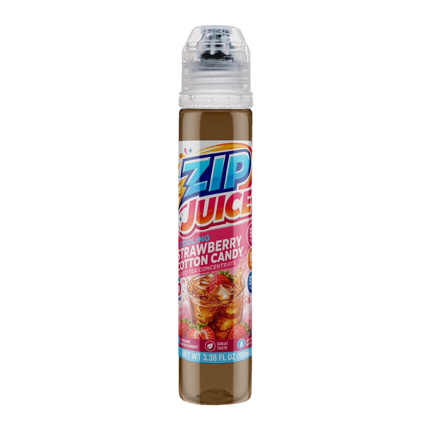 ZIP JUICE Cooling Iced Tea Concentrate – 20 Delicious Flavors