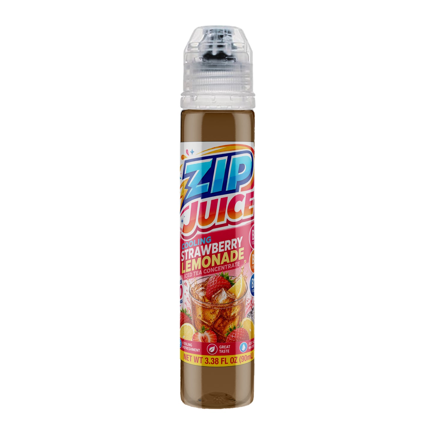 ZIP JUICE Cooling Iced Tea Concentrate – 20 Delicious Flavors
