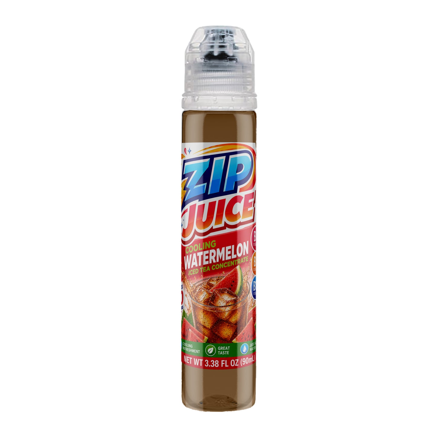 ZIP JUICE Cooling Iced Tea Concentrate – 20 Delicious Flavors
