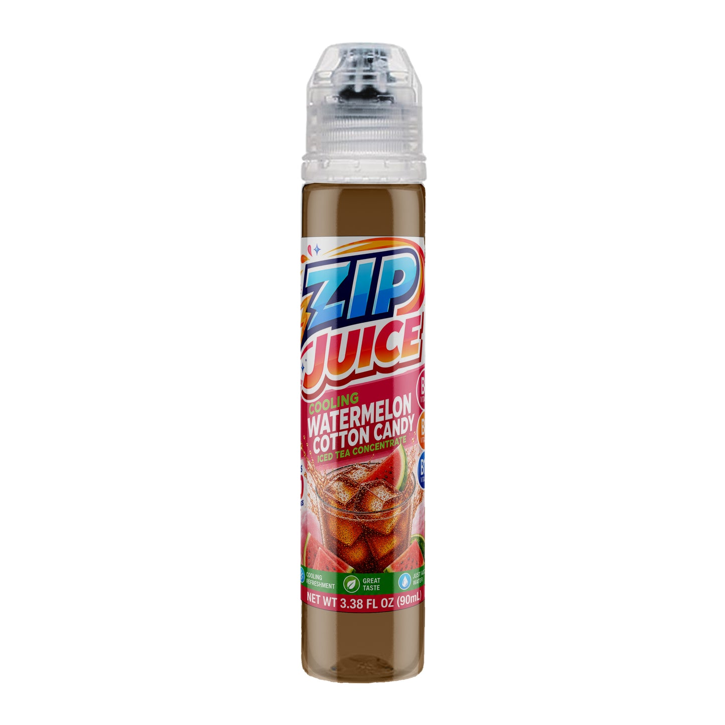 ZIP JUICE Cooling Iced Tea Concentrate – 20 Delicious Flavors